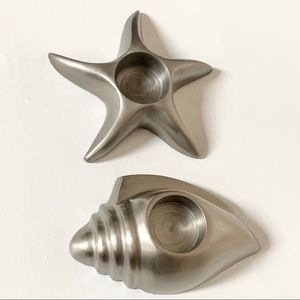 Star and Shell Tealight Holders
